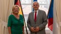 Beauftragte Sylvia Stierstorfer und Andreas Künne, Botschafter der Bundesrepublik Deutschland in Prag, Foto: Deutsche Botschaft Prag
